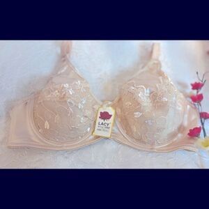💥Lacy Assorted Embroidery Floral Print Bras 36 D